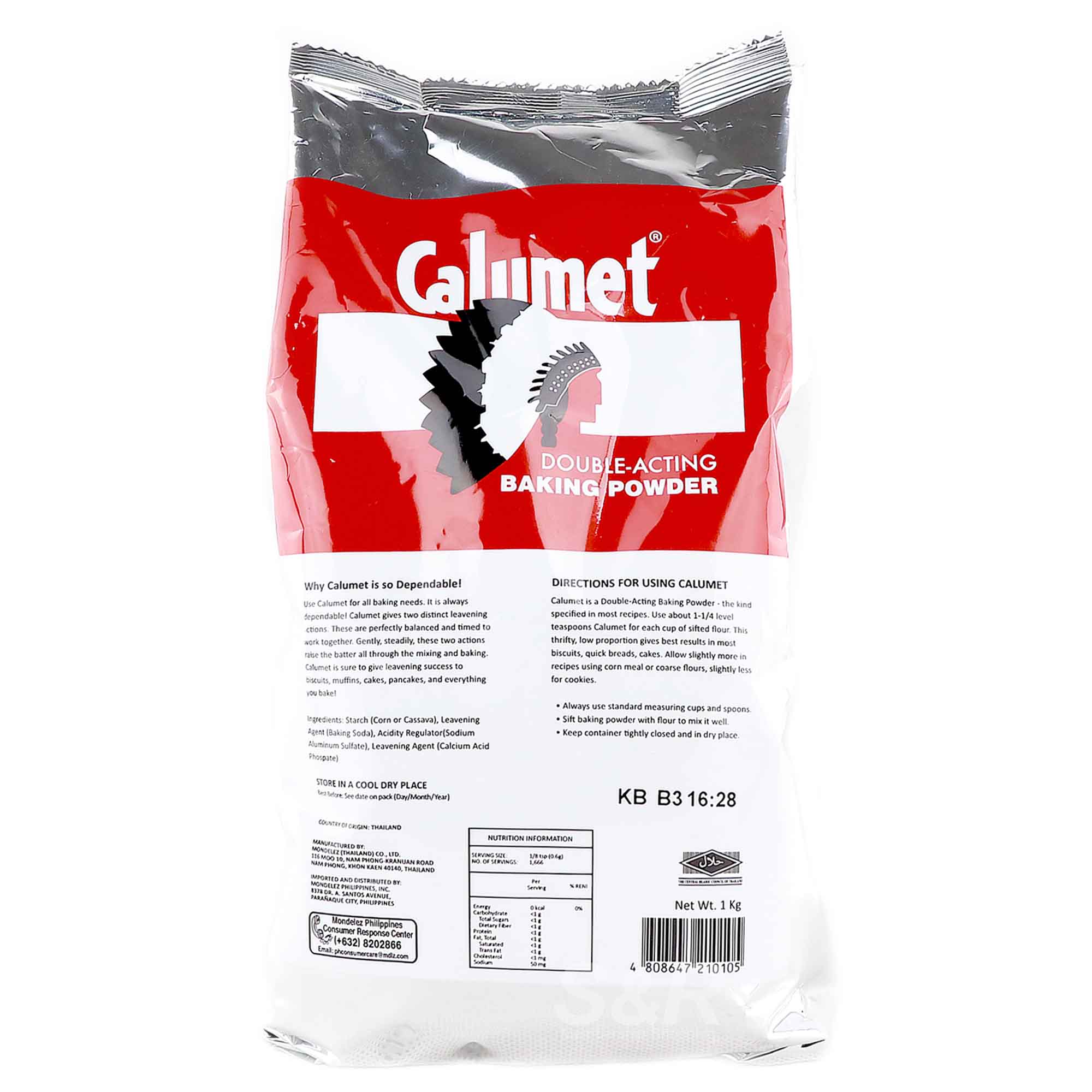 Calumet Double Acting Baking Powder 1kg Calumet Double Acting Baking Powder 1kg